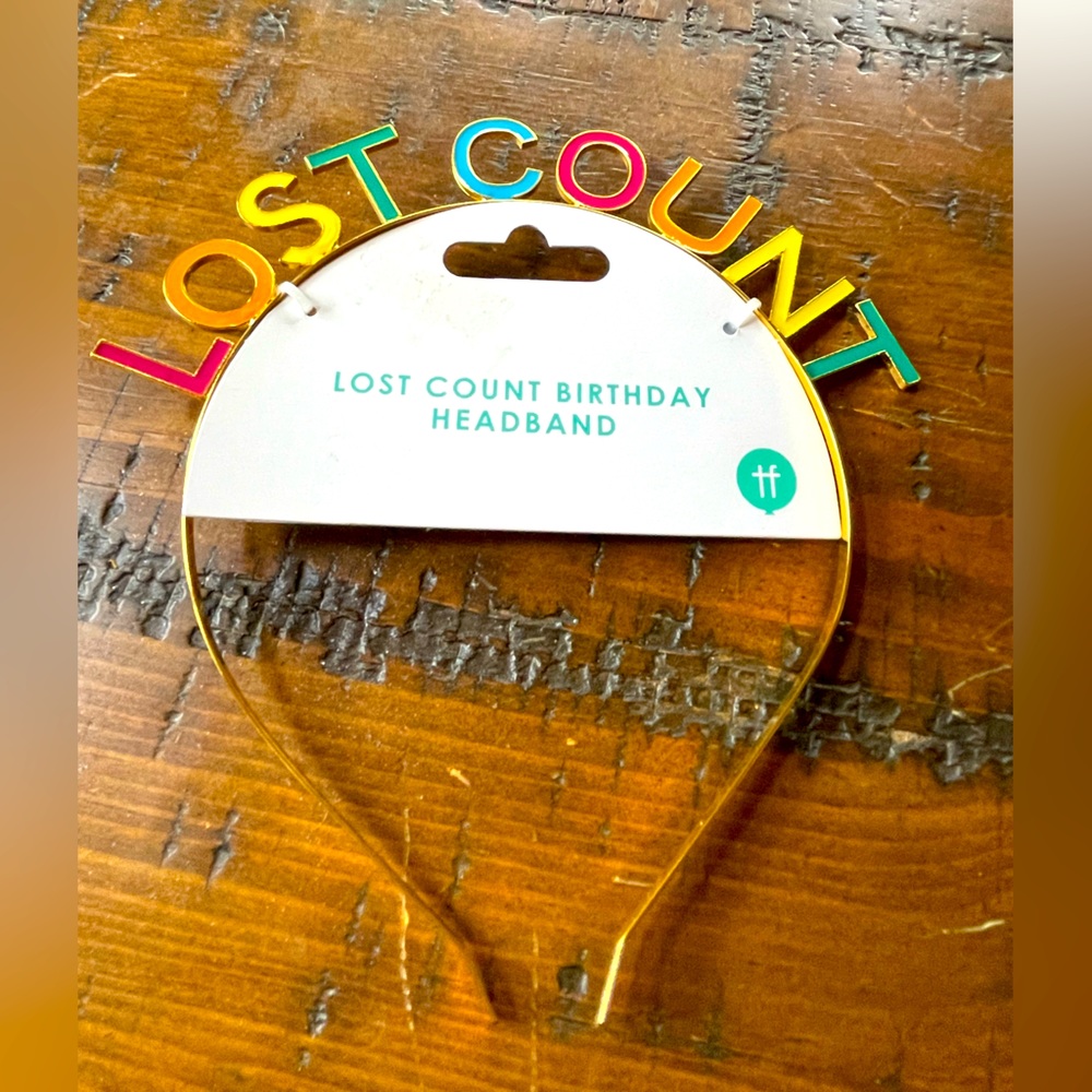 “Lost Count” Birthday Headband